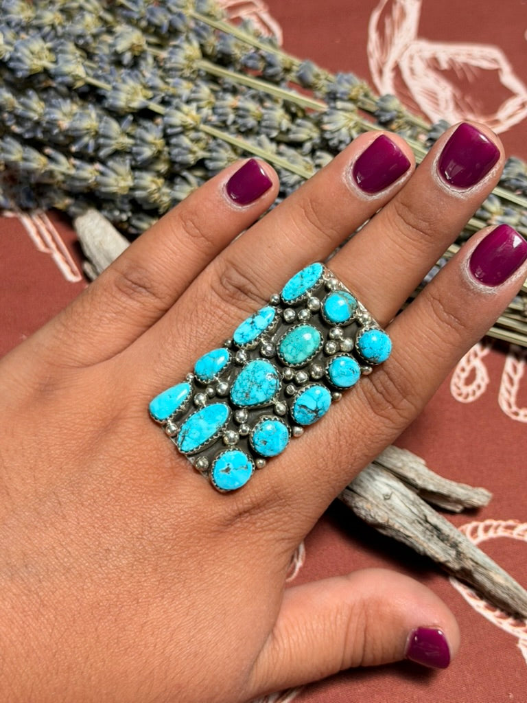 Julia Etsitty Lone Mountain Ring