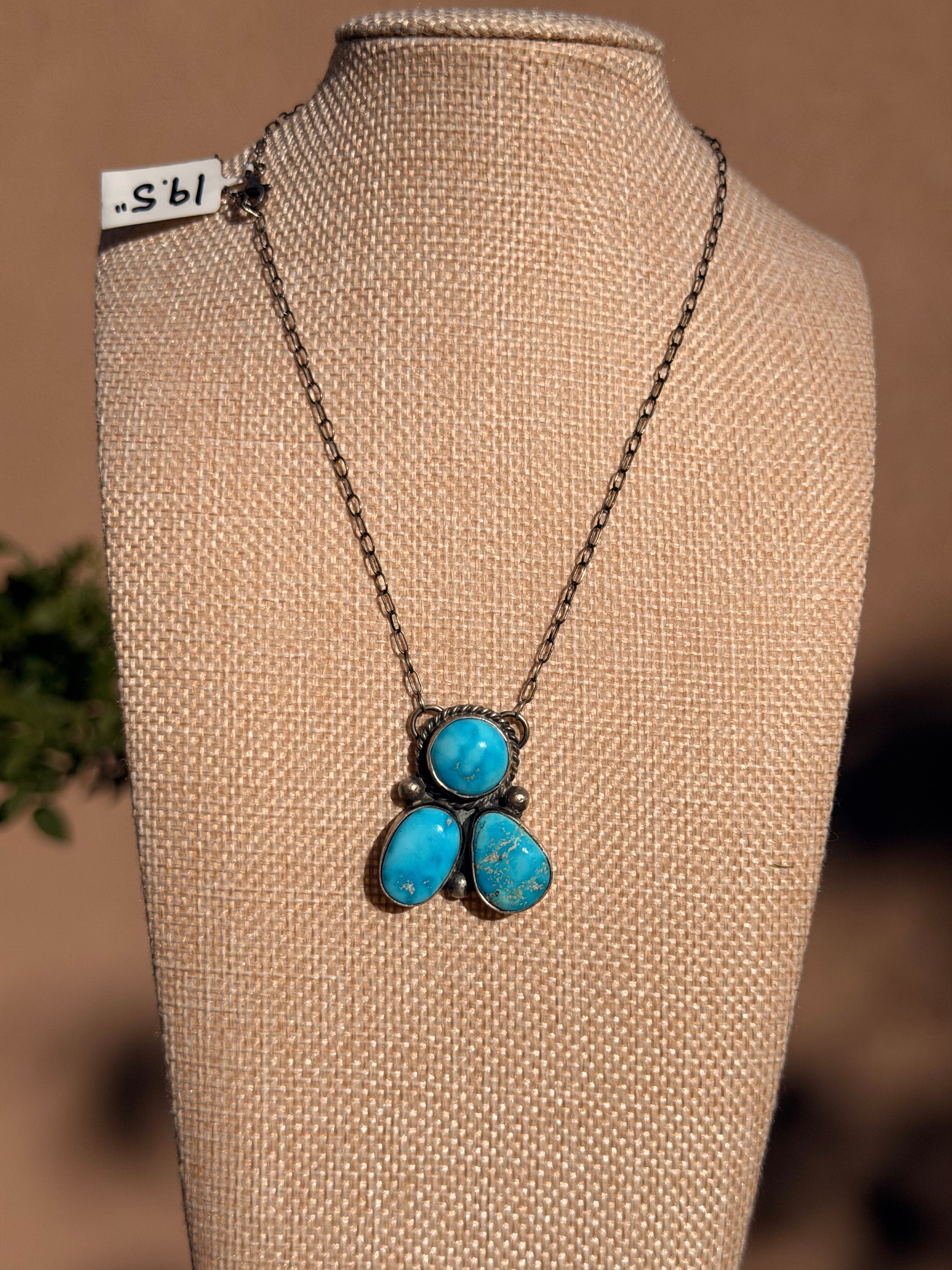 Hiram Largo Blue Ridge Bar Necklace