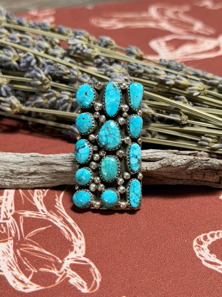 Julia Etsitty Lone Mountain Ring