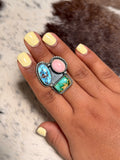 Harold Joe Multi Stone Cluster Ring