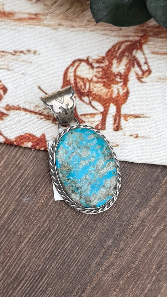 Philbert Nez Turquoise Pendant