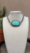 Jeff Largo Turquoise choker