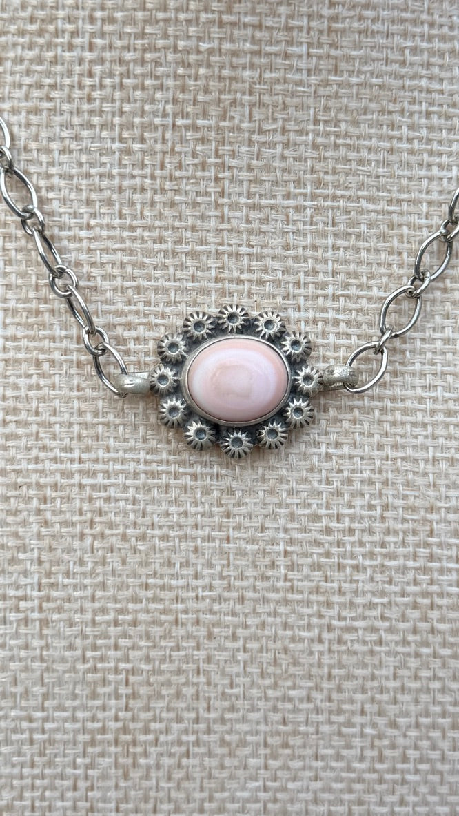 Pink Conch choker
