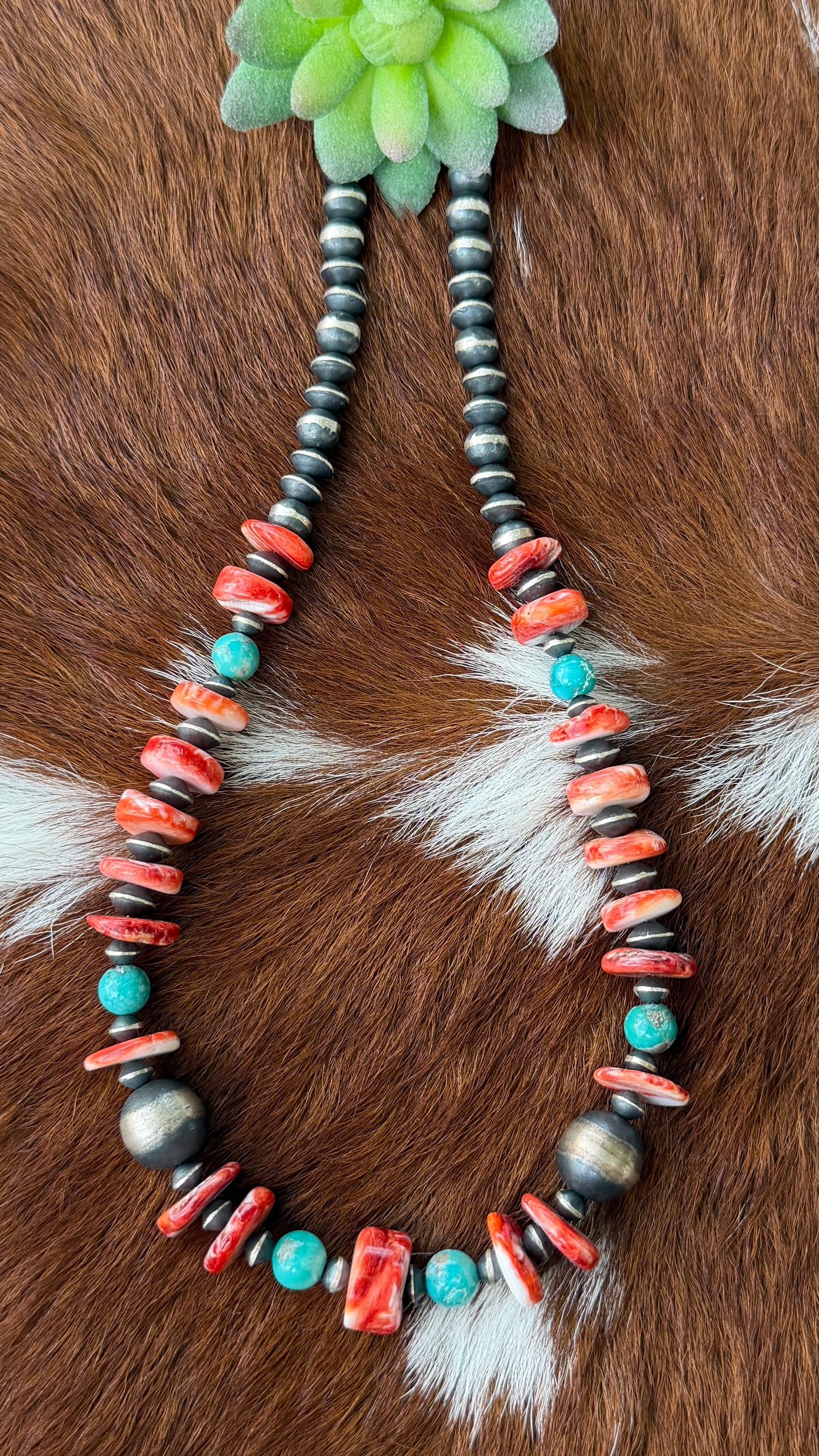 Chimney Butte pearls & Red spiny