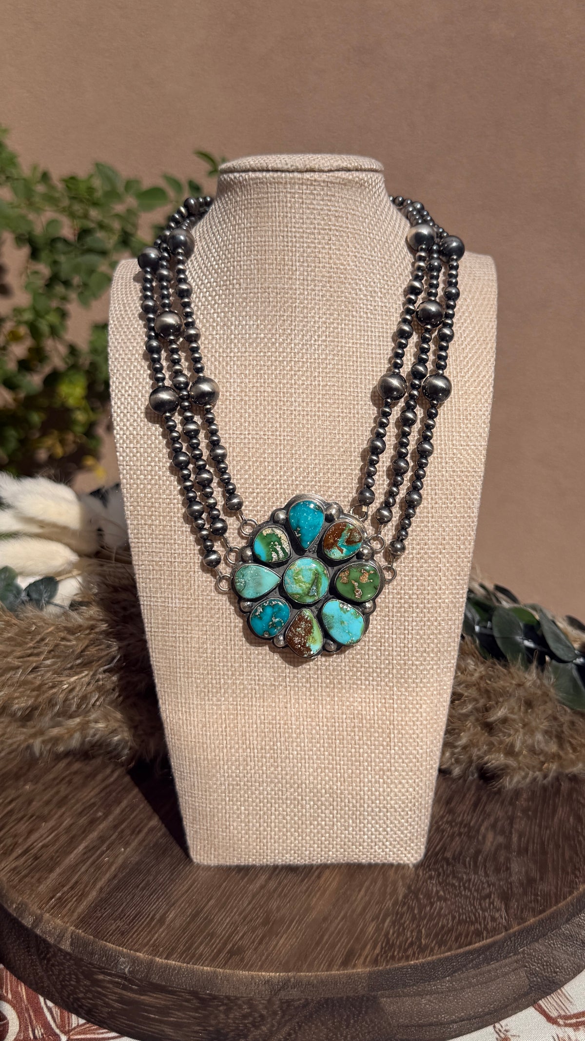 Delbert Sacatero Cluster necklace