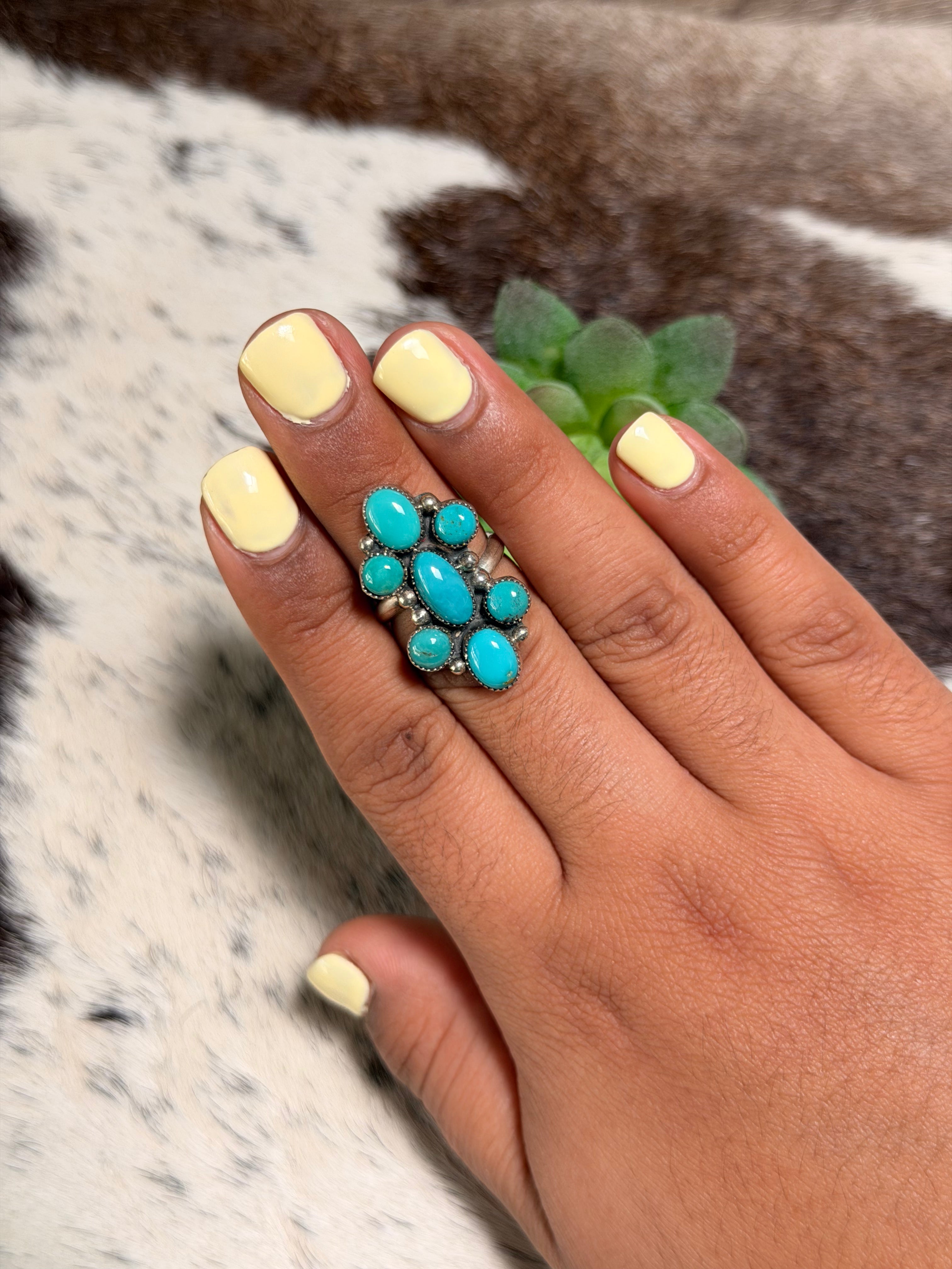 Julia Etsitty Cluster Ring