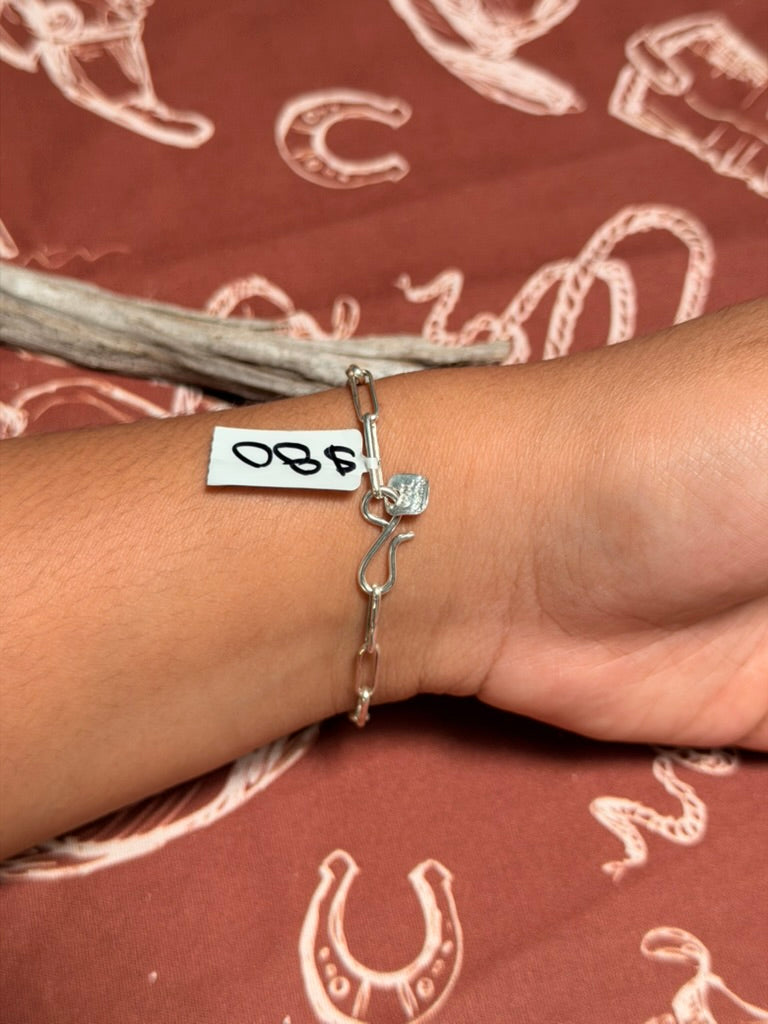 Carlo Lonjose Paper Clip Bracelet
