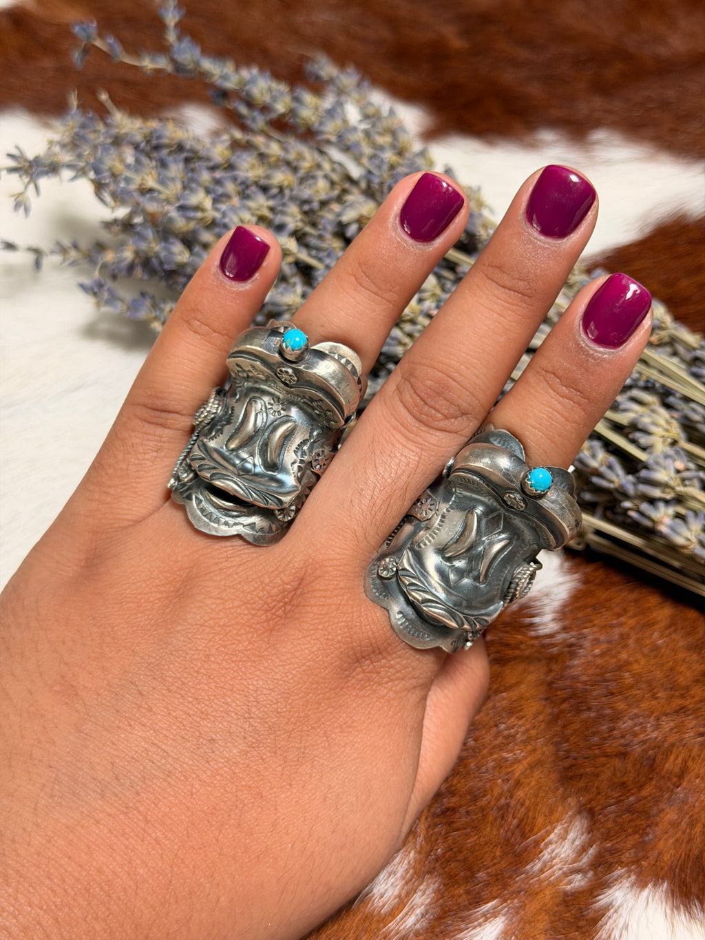 Tim Yazzie Saddle Rings
