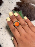 Orange Spiny Ring