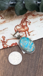 Philbert Nez Turquoise Pendant