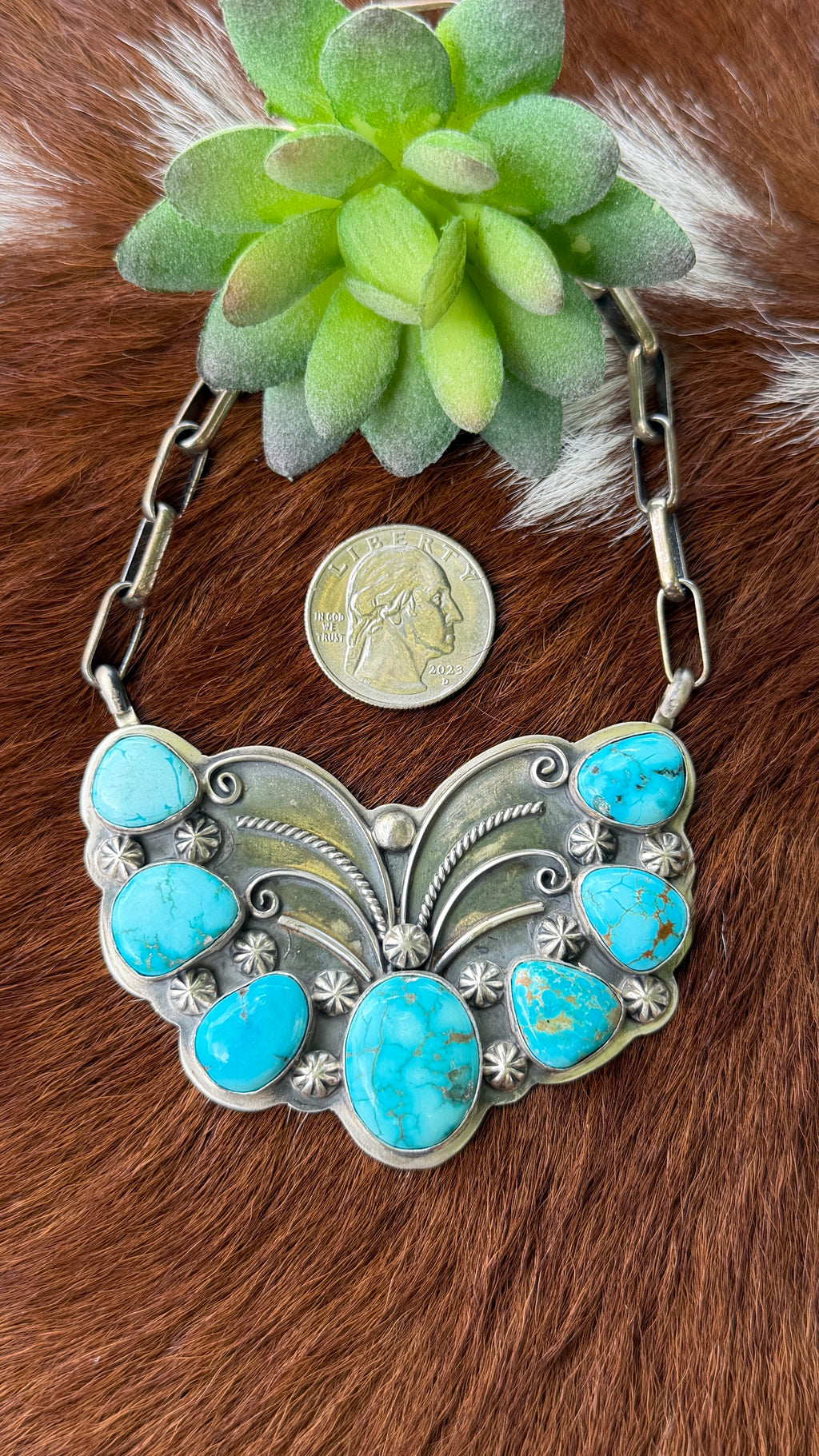 Gabby Jurado Turquoise butterfly