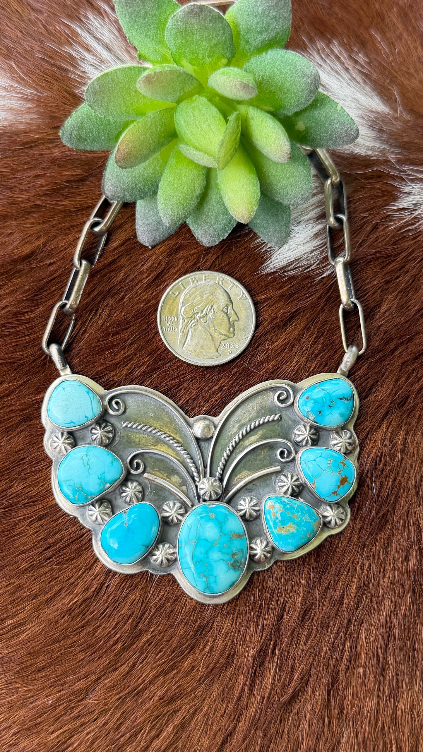 Gabby Jurado Turquoise butterfly
