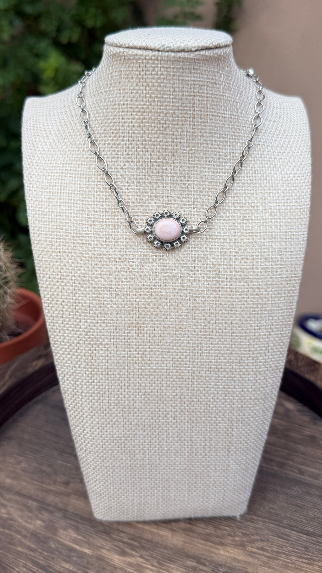 Pink Conch choker