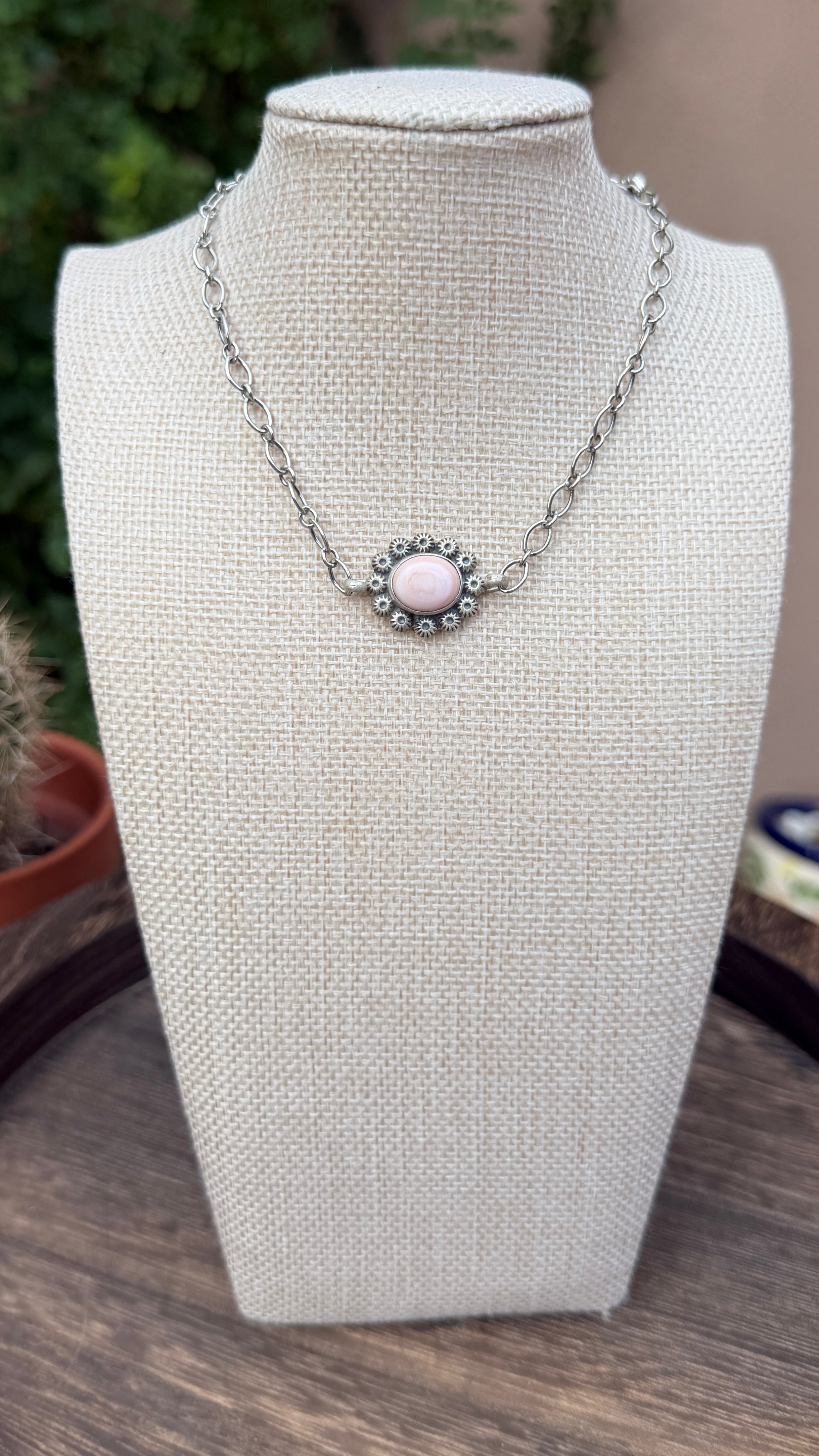 Pink Conch choker