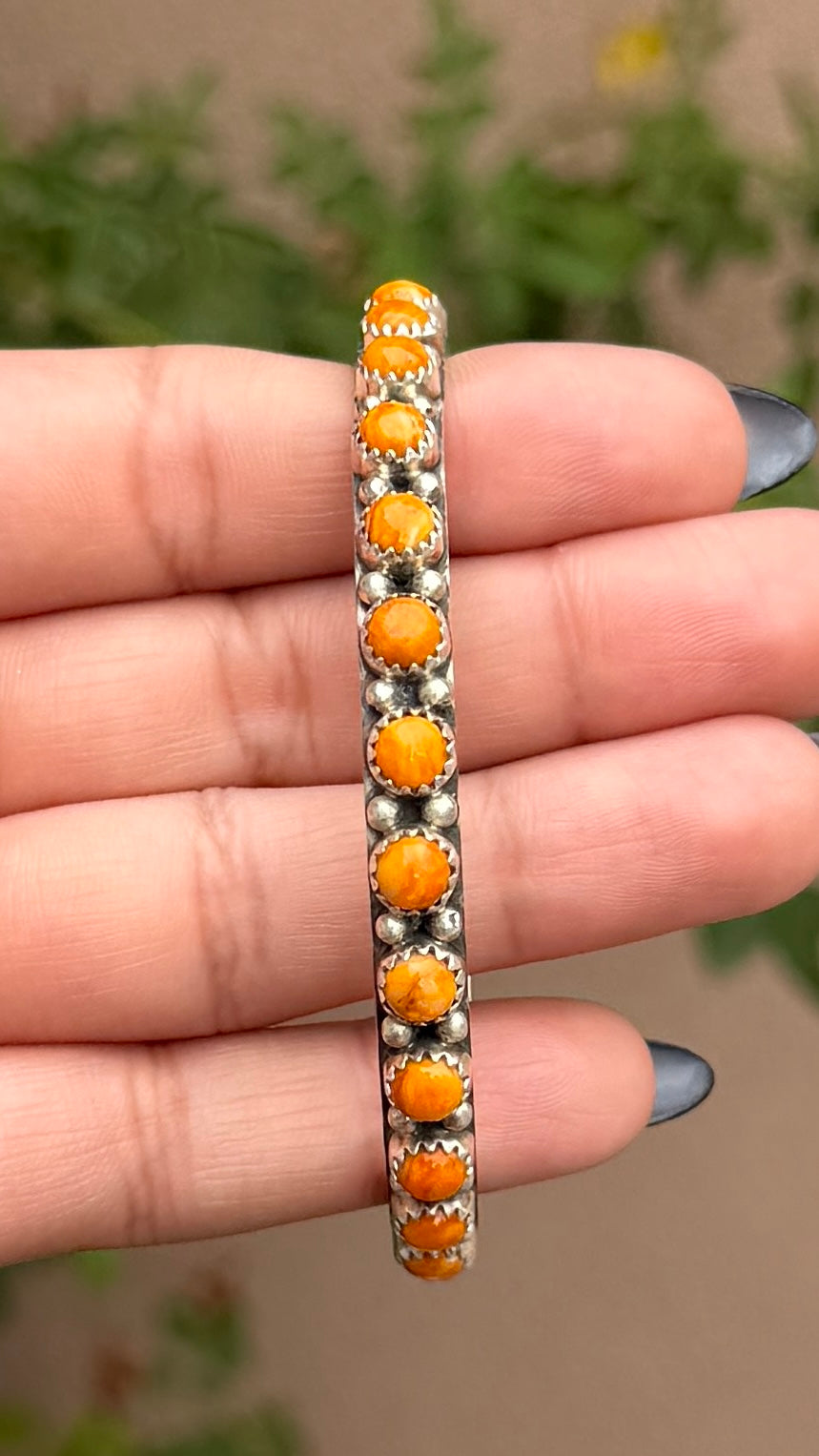 Gaynell Parker Orange Spiny Bangle