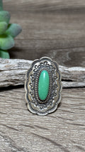 Jimson Belin Turquoise Choncho Ring, Size 8