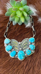 Gabby Jurado Turquoise butterfly