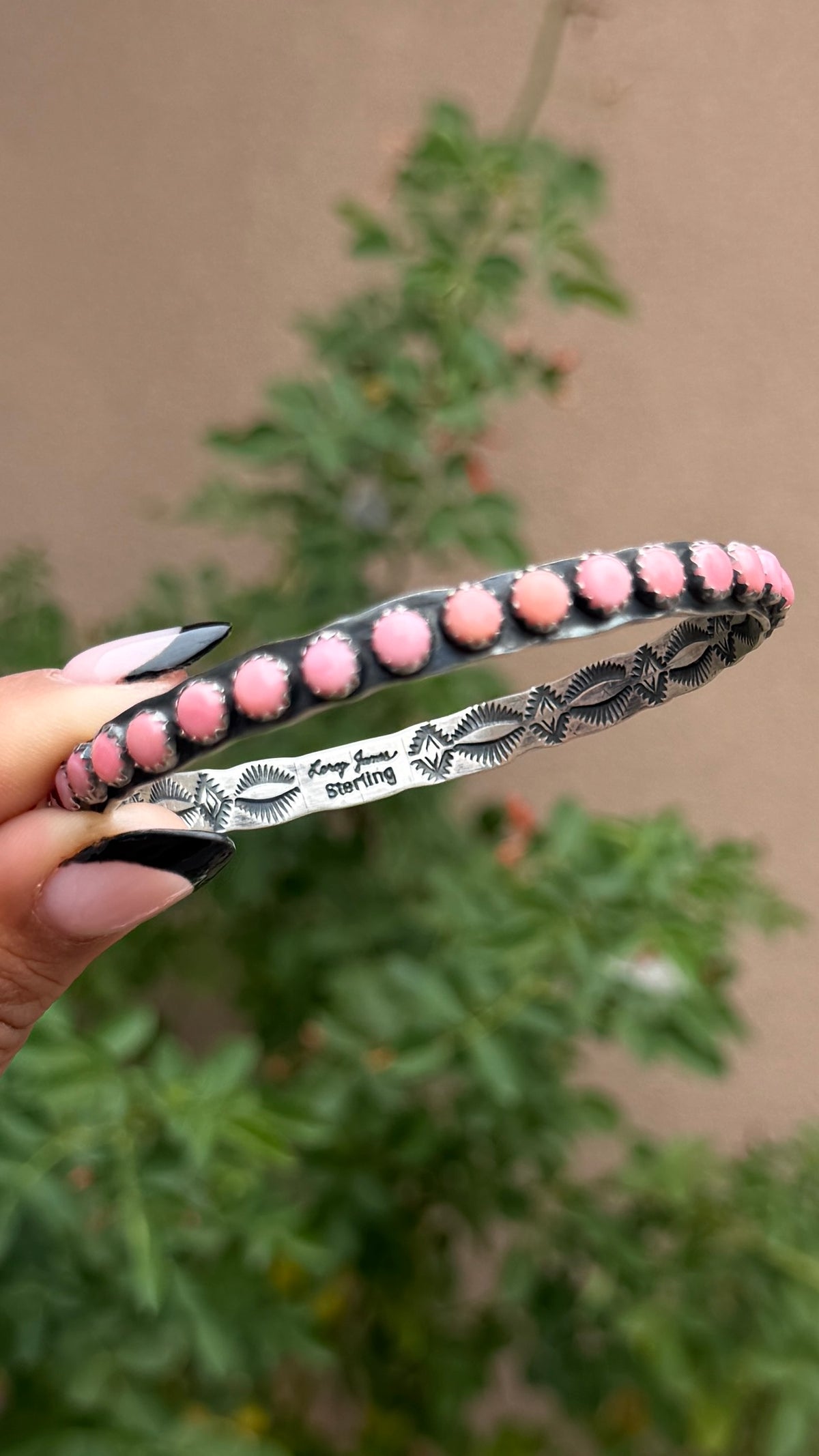 Leroy James Pink Conch Bangle