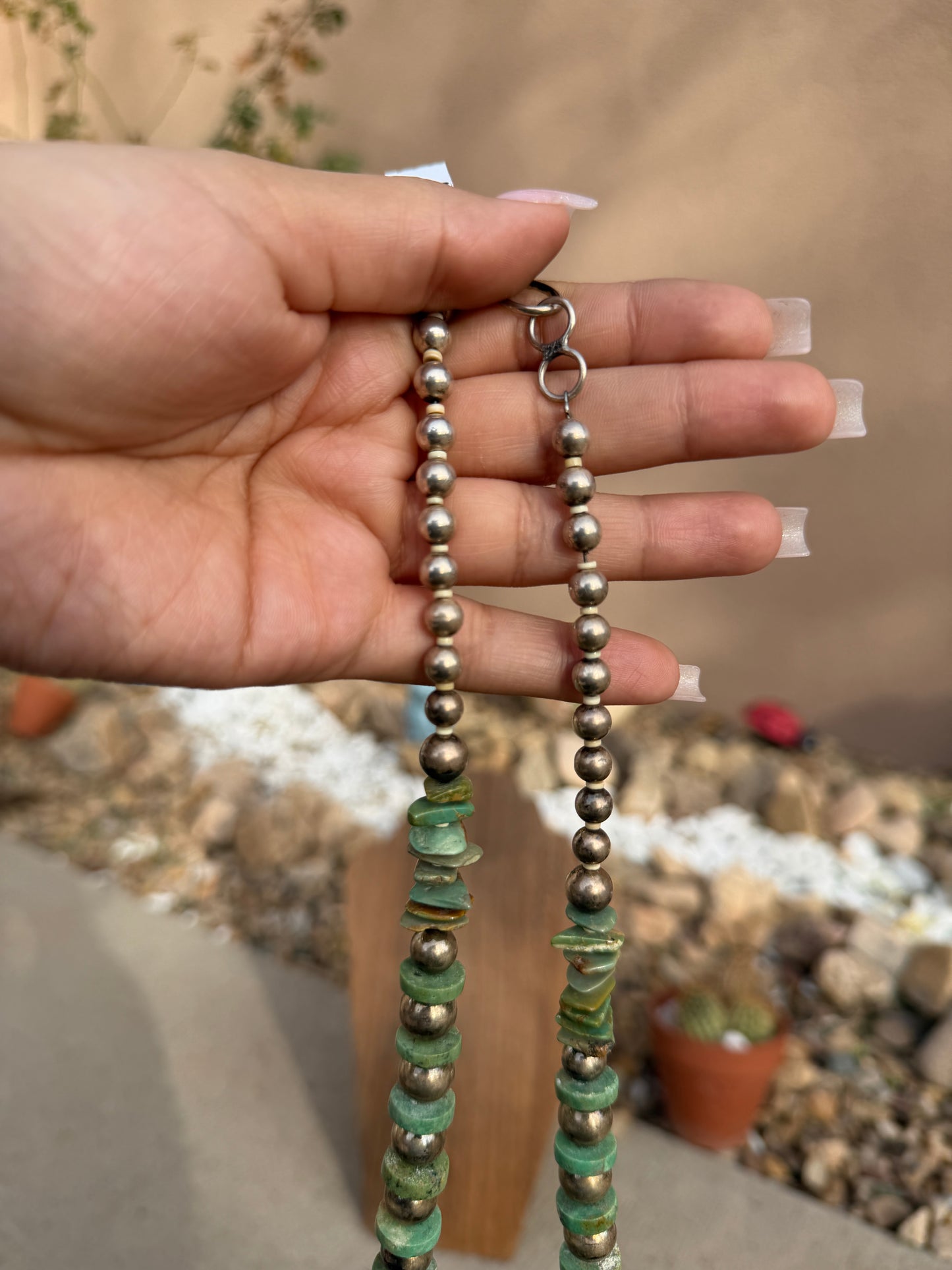 Chimney Butte Pearls & Turquoise 20"