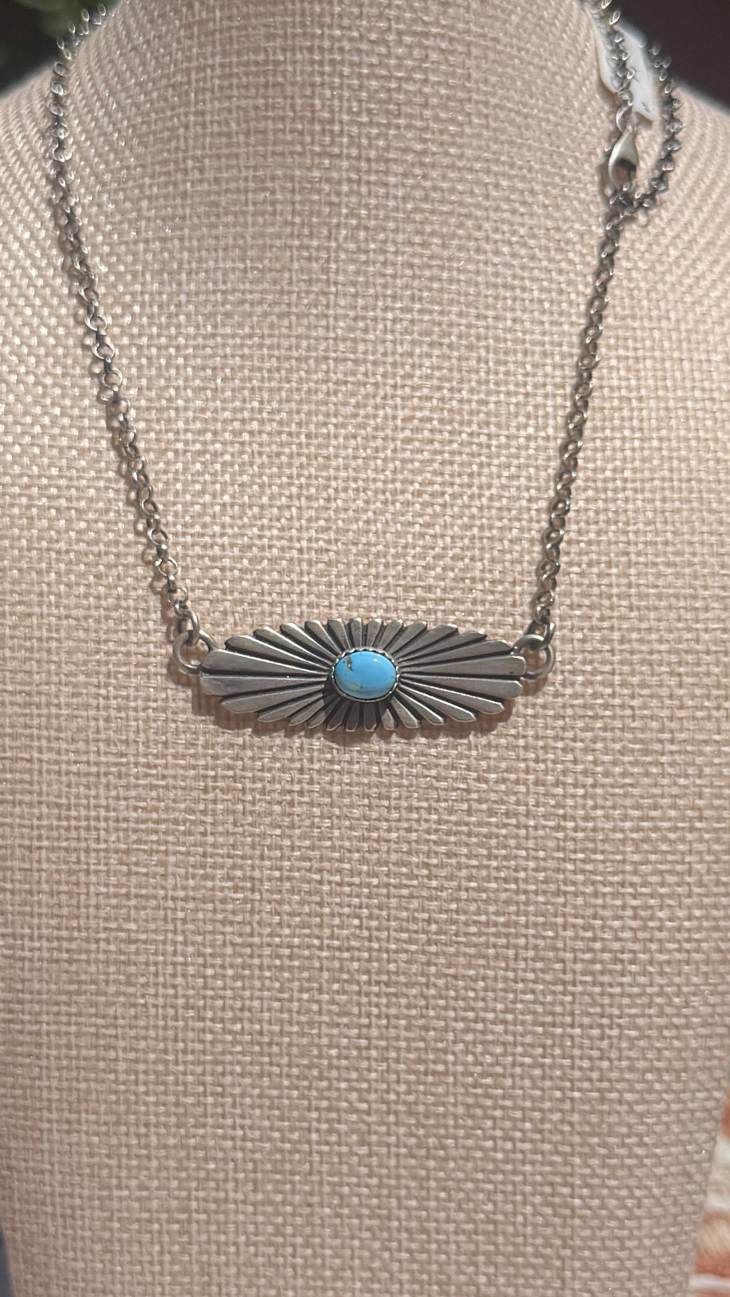 Leroy James Golden Hills Concho necklace