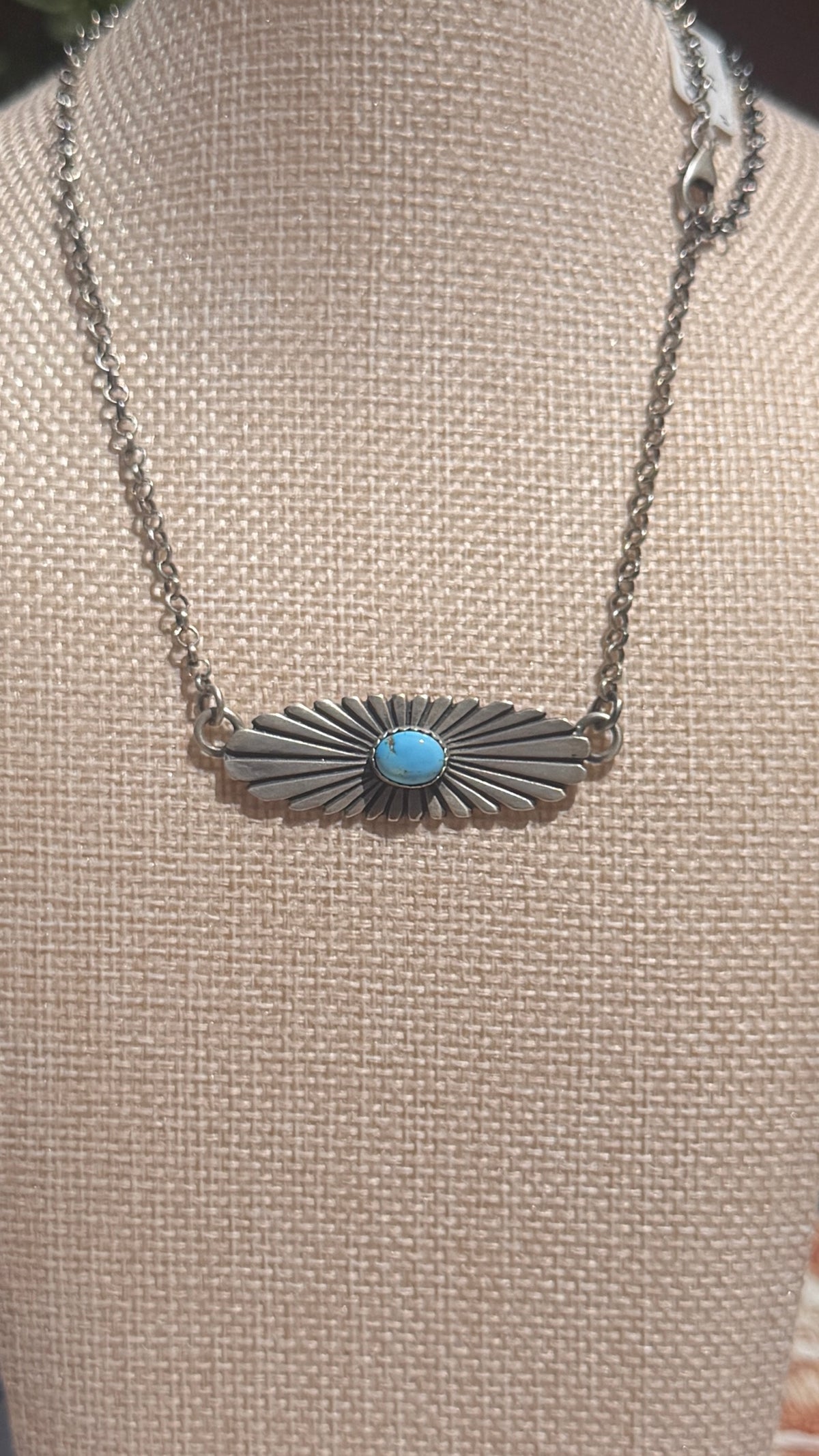 Leroy James Golden Hills Concho necklace