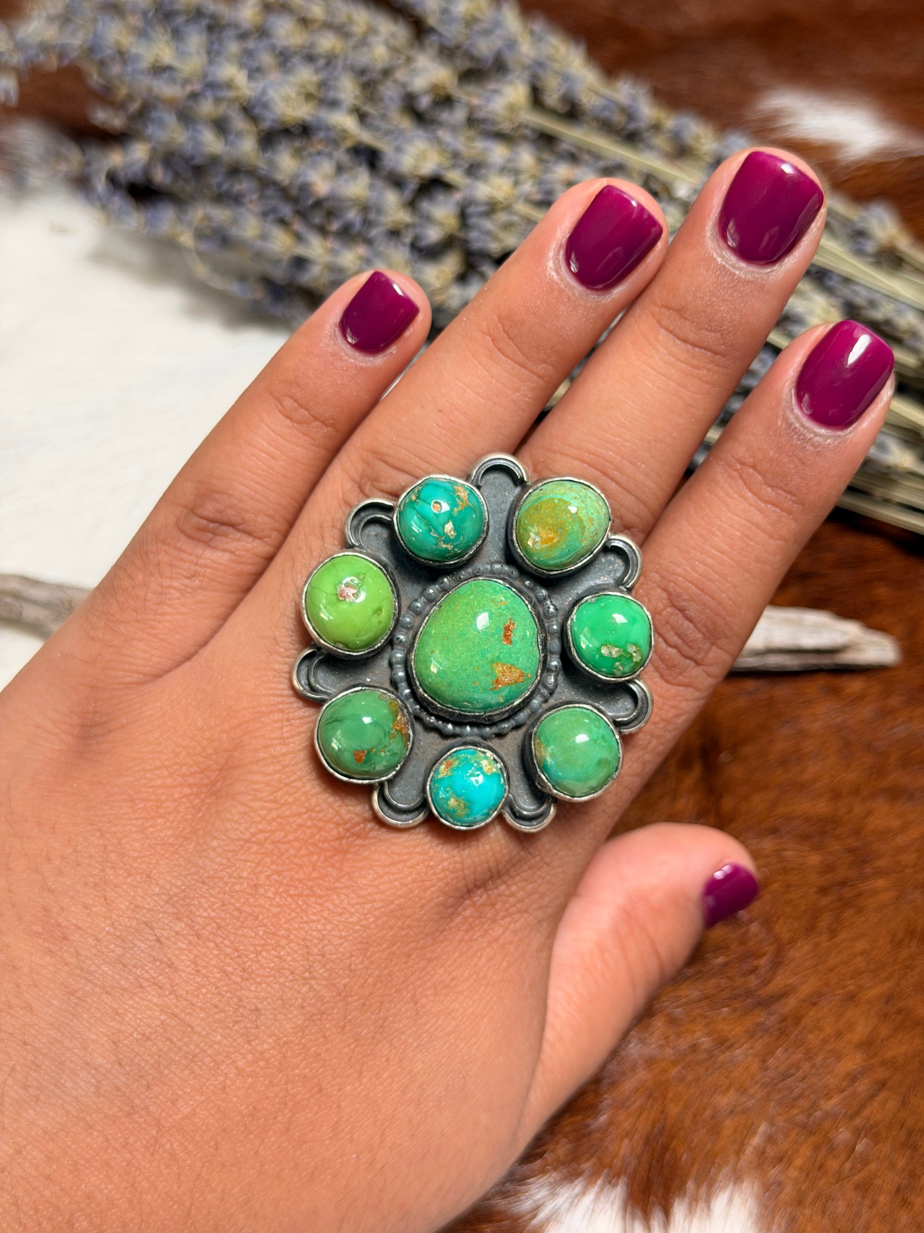 T. Nez. Sr Sonoran Gold Cluster Ring