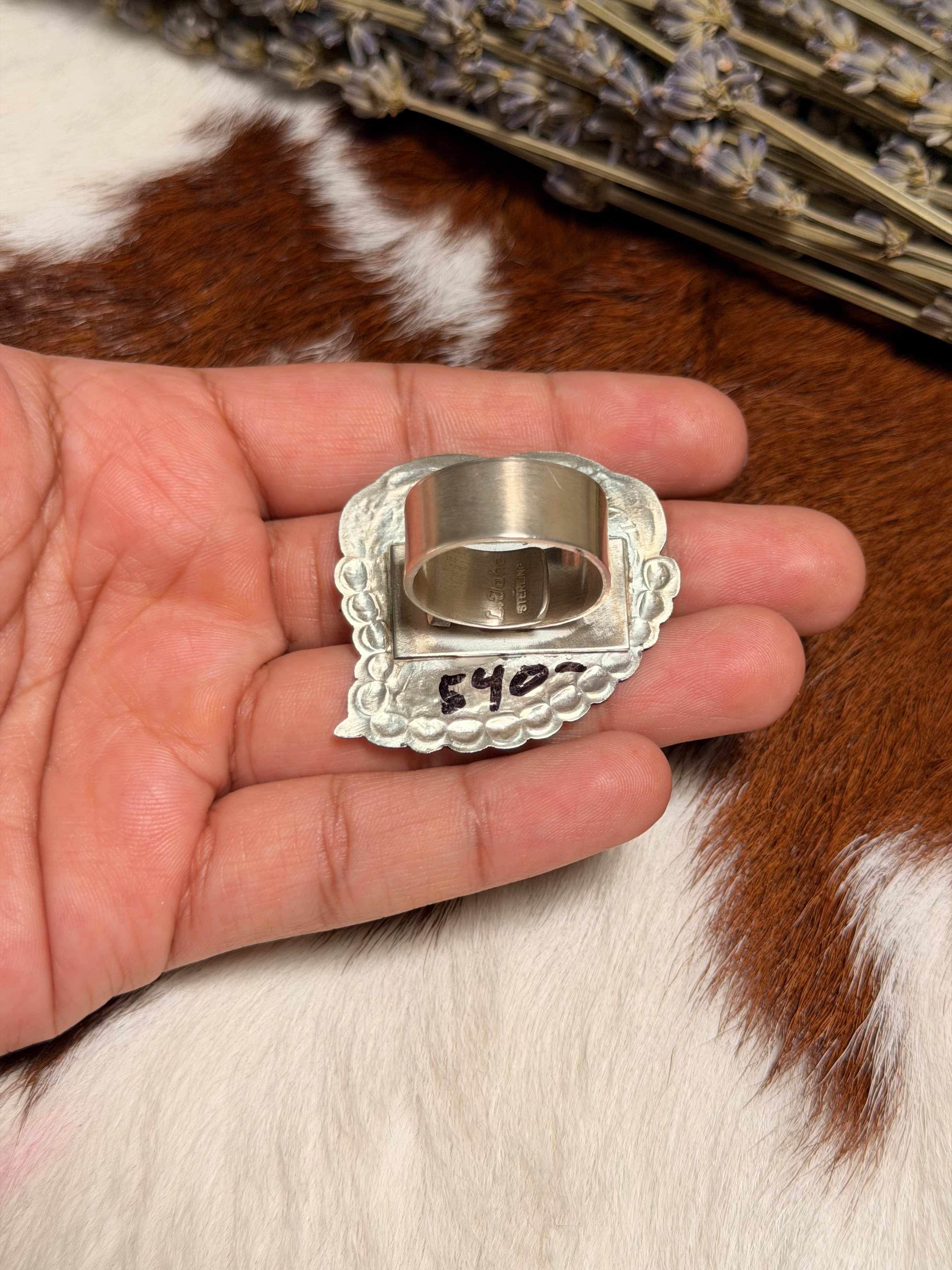 Leander Tahe Silver Heart Ring