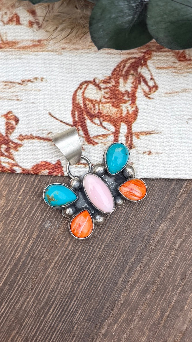Harold Joe Multi Stone Butterfly