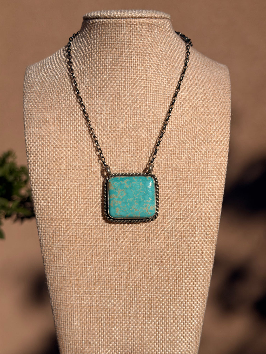 Augustine Largo Kingman Bar Necklace