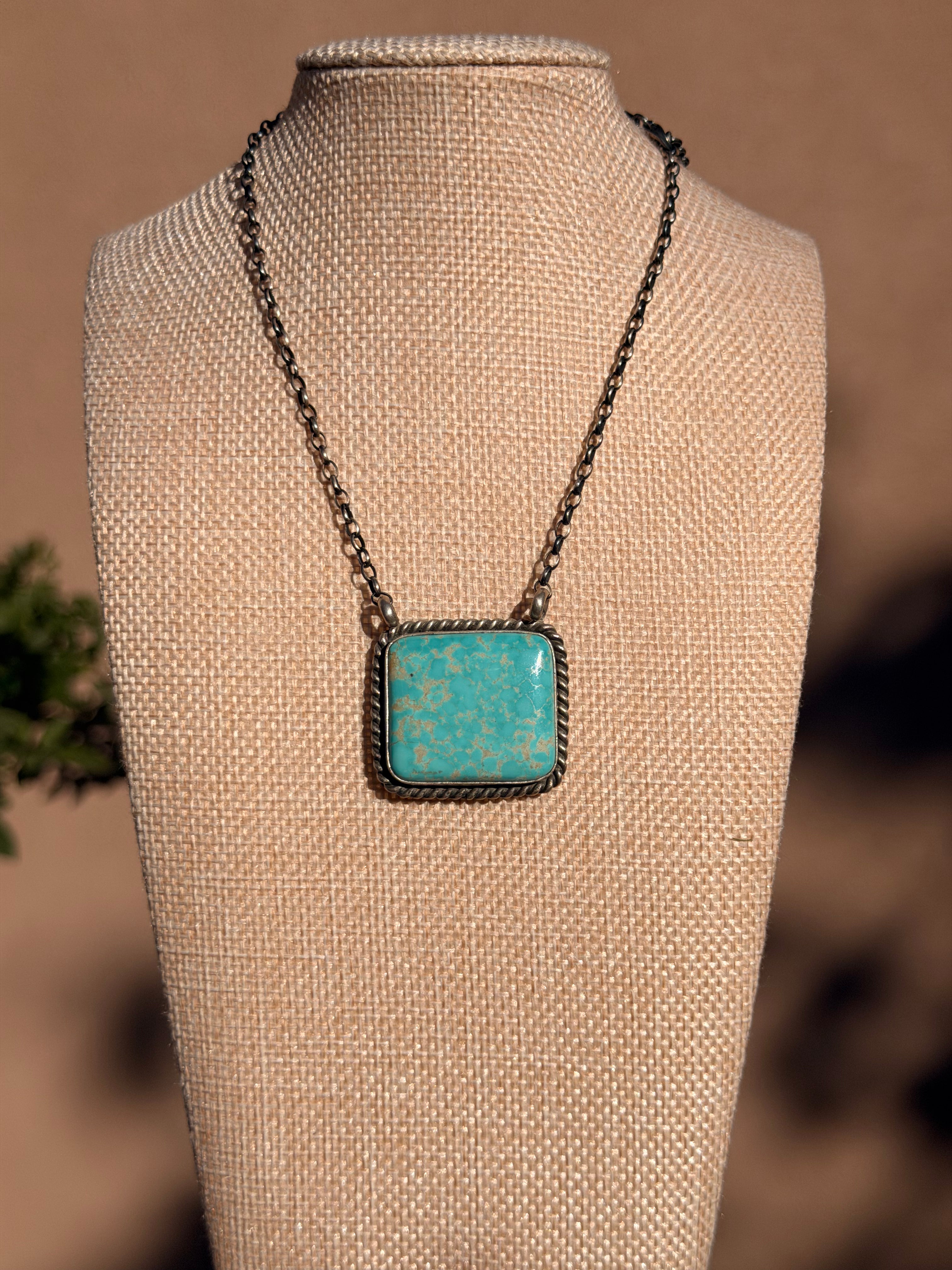 Augustine Largo Kingman Bar Necklace