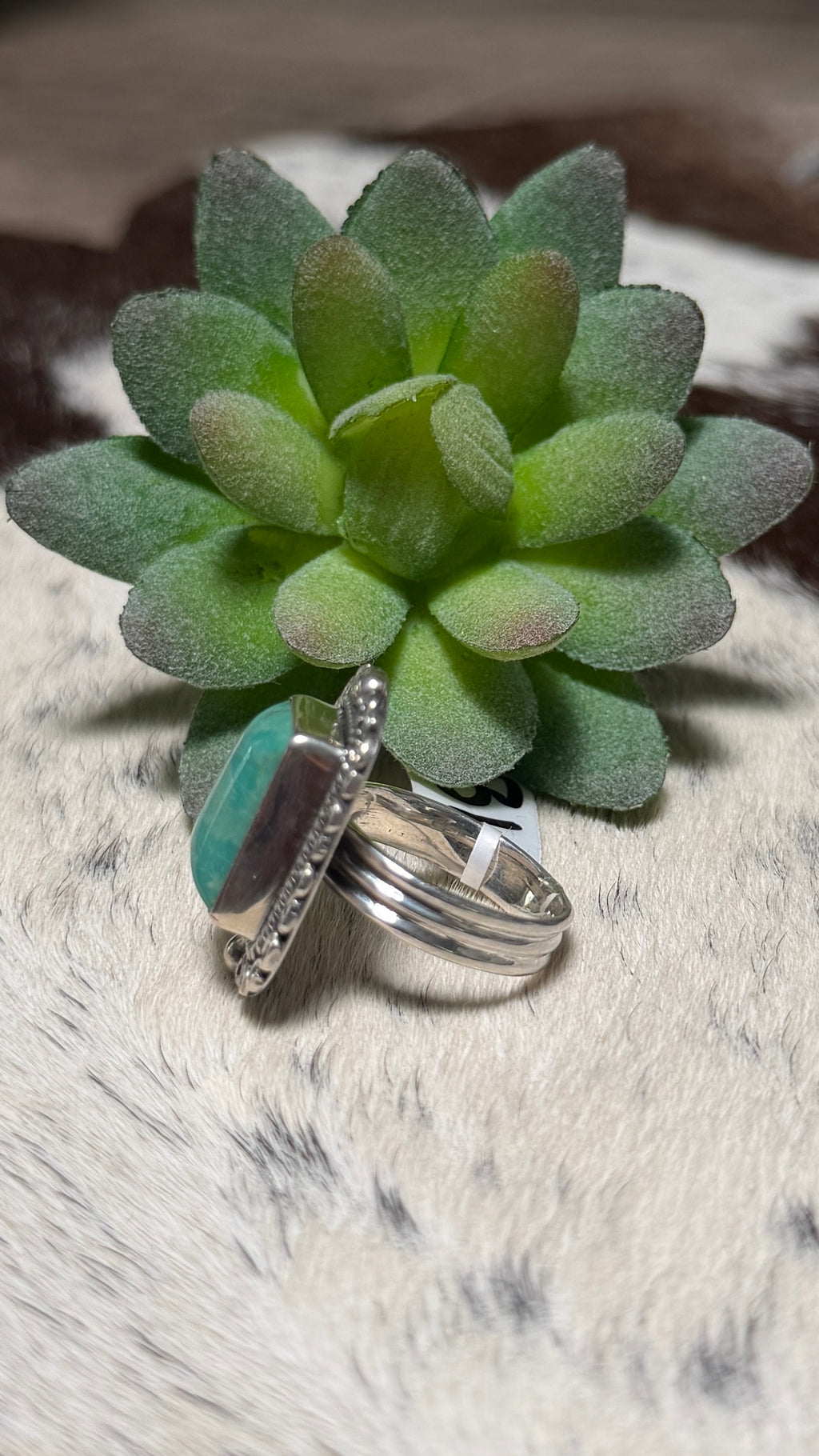Emerald Valley Turquoise Ring, Size 7