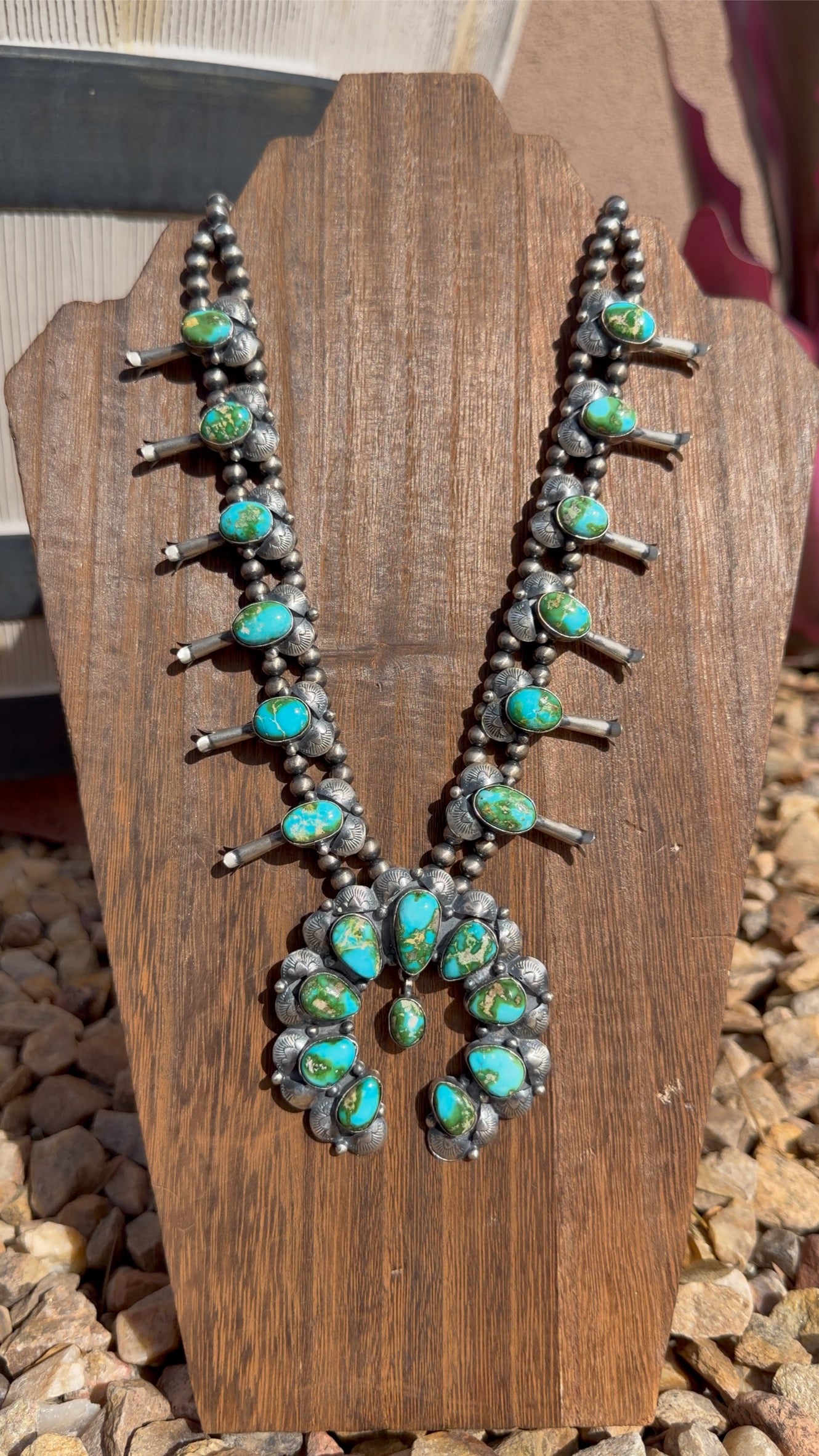 Kee-J Navajo handmade Sonoran Gold Squash set