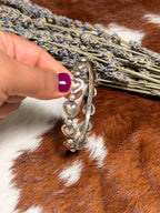 Chris Etsitty Full Heart Bangle