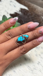 Cathy Webster Prince Turquoise Ring, Size 7