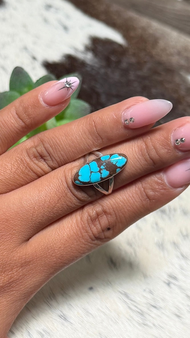 Cathy Webster Prince Turquoise Ring, Size 7