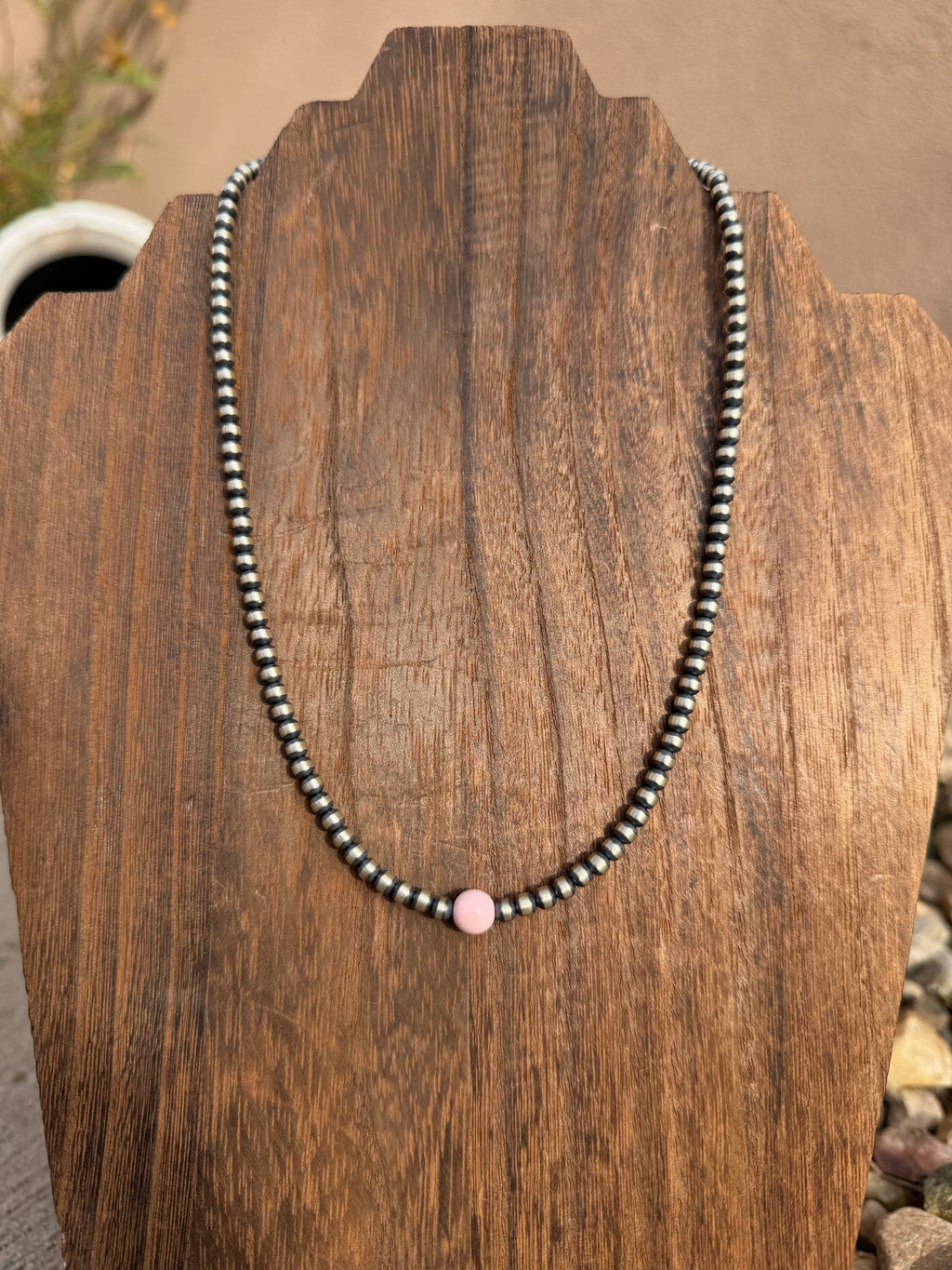 Pearls & Pink 18" 4mm