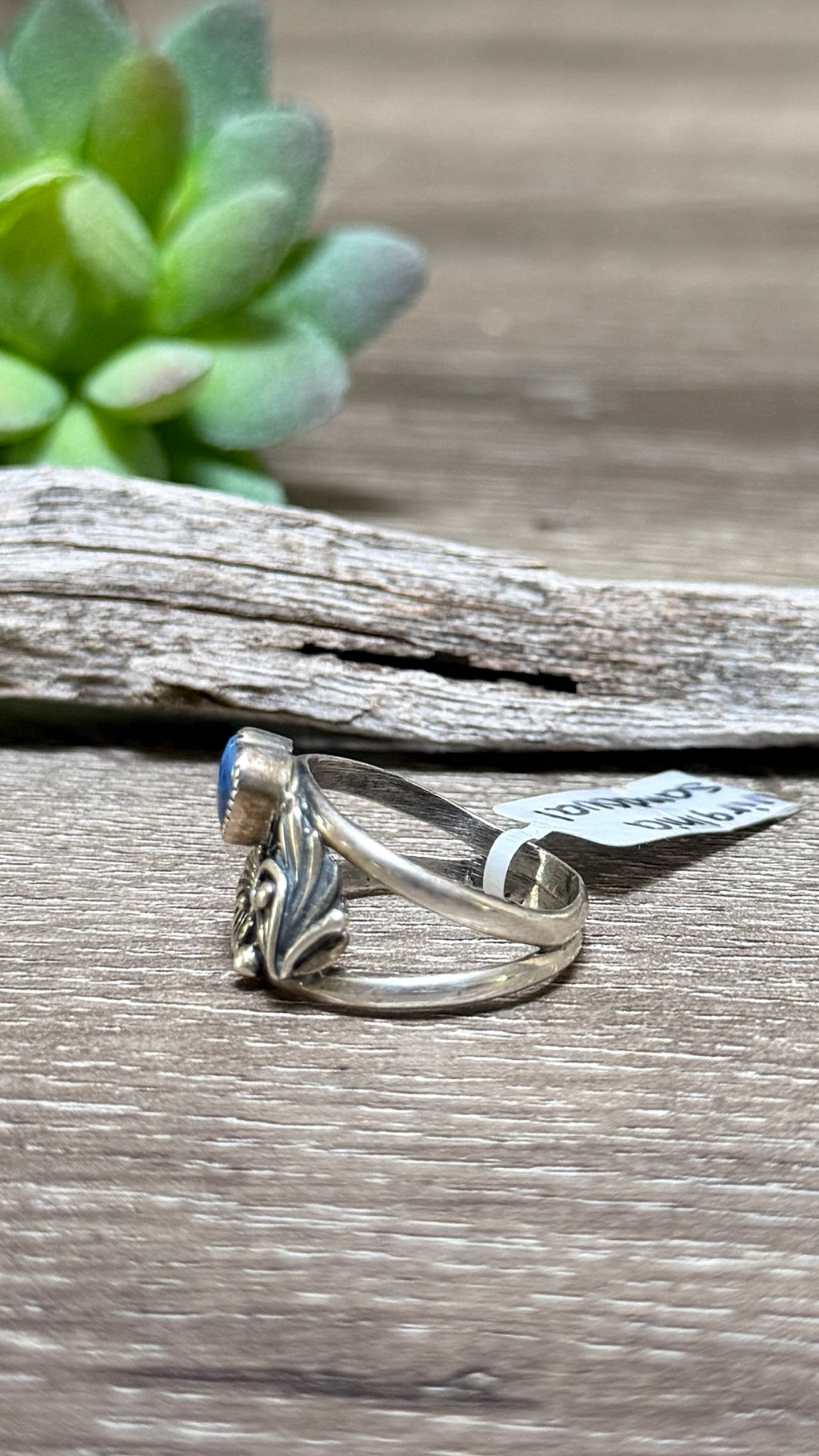 Virginia Sandoval Lapis Heart Ring, Size 8