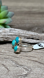 Milti Stone Turquoise Ring, Size 8