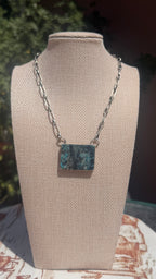 Chris Etsitty Black Web Kingman Turquoise bar