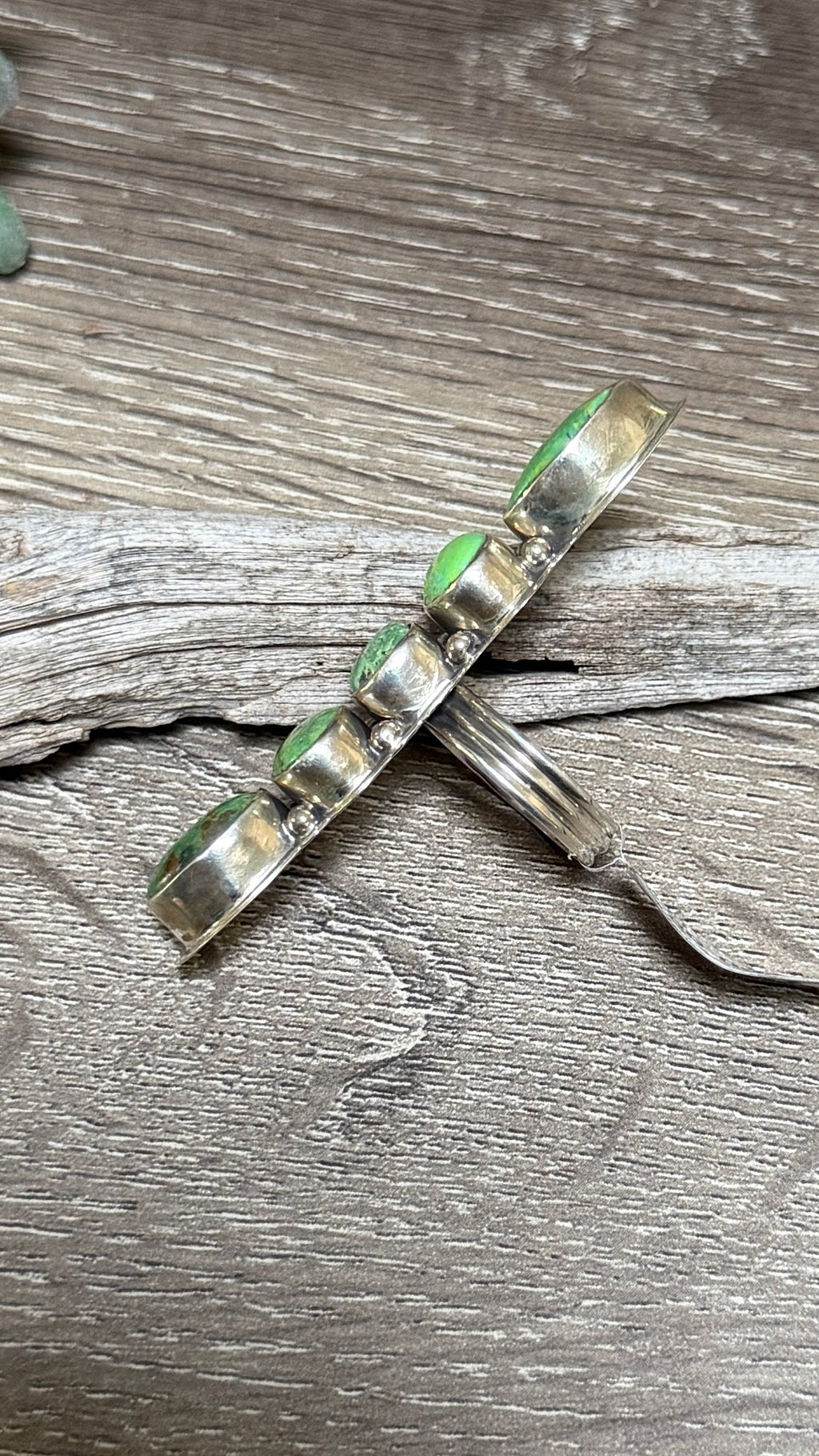 Pixie Turquoise Crawler Ring, Size 8