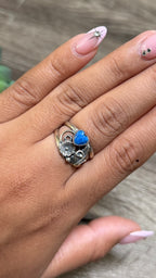 Virginia Sandoval Lapis Heart Ring, Size 8