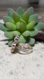 Pink Conch Cluster Ring
