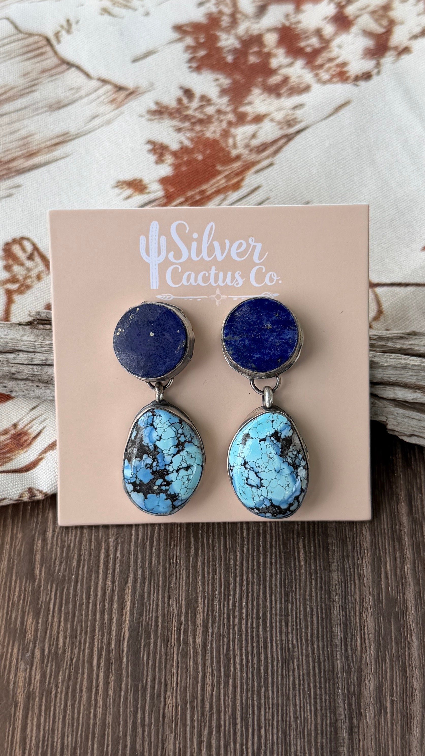 Boyd Ashley Lapis & Golden Hills dangles