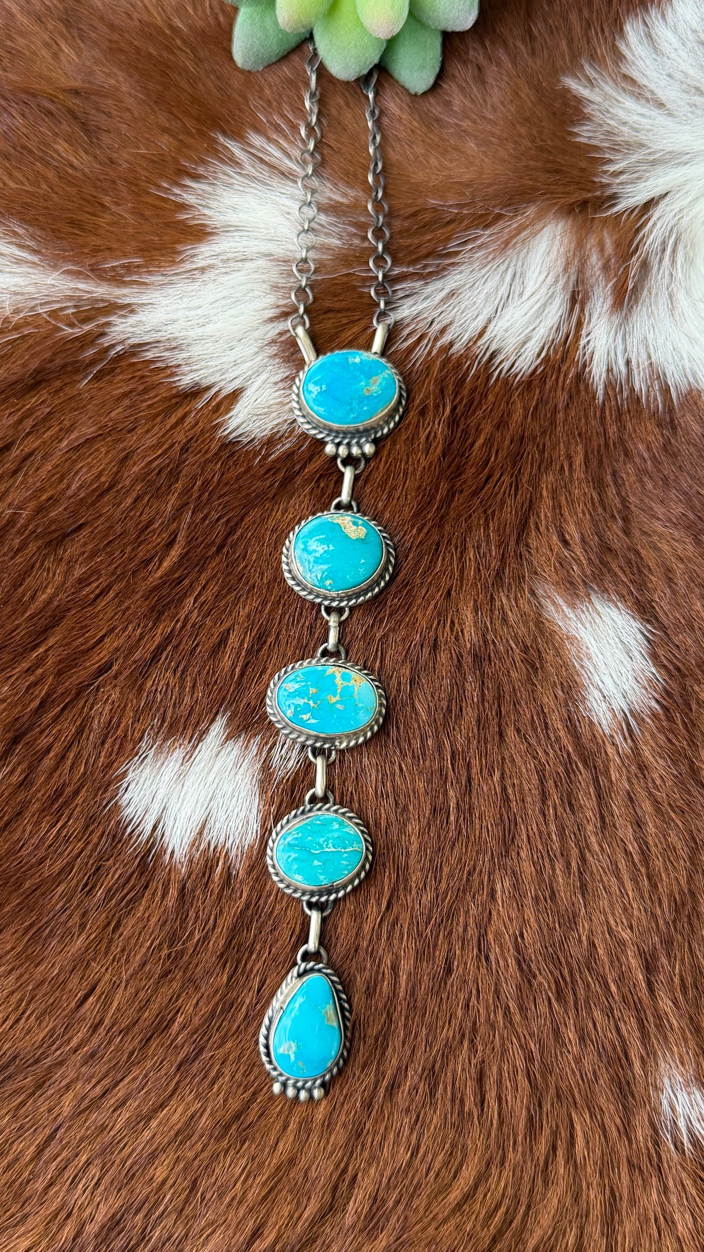 Felecia Yazzie Blue Ridge lariat