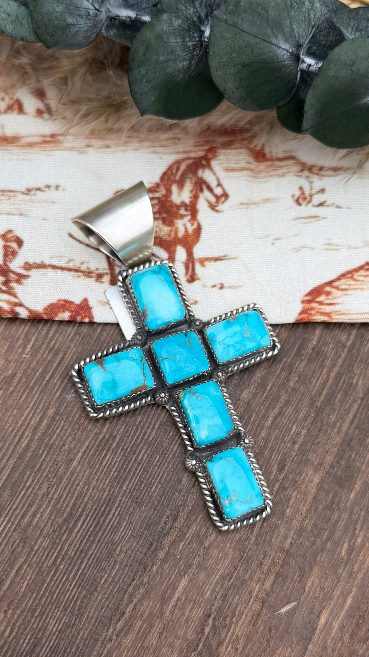 White Water Cross Pendant