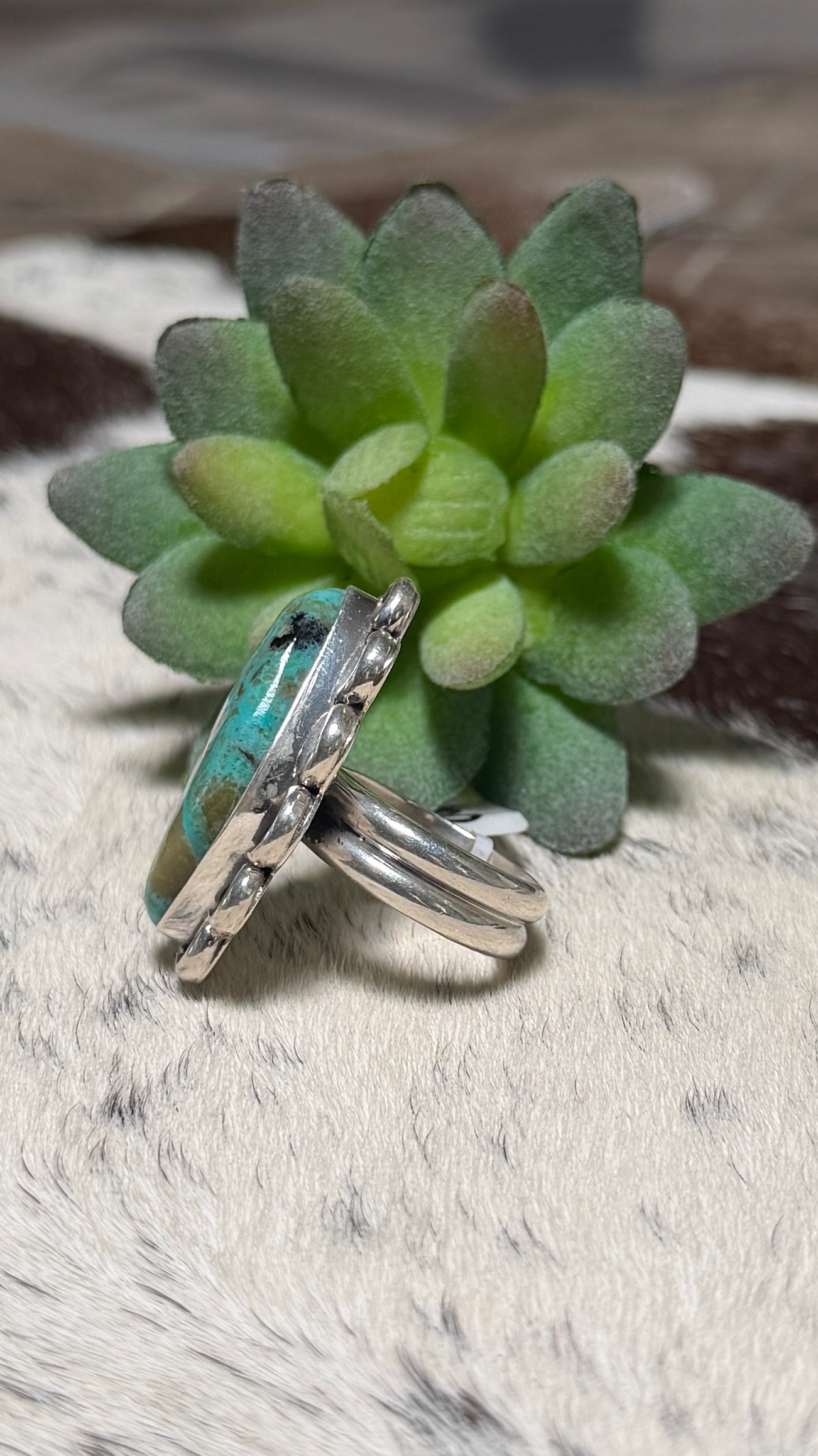 Medru Turquoise Ring Size 7