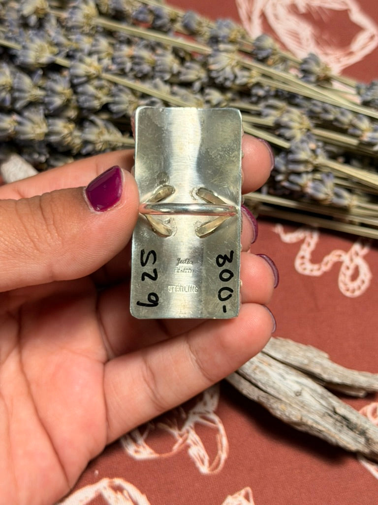 Julia Etsitty Lone Mountain Ring