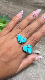 Bucky Belin Turquoise Ring, Size 8