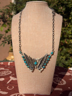 Russell Sam Kingman Butterfly Necklace