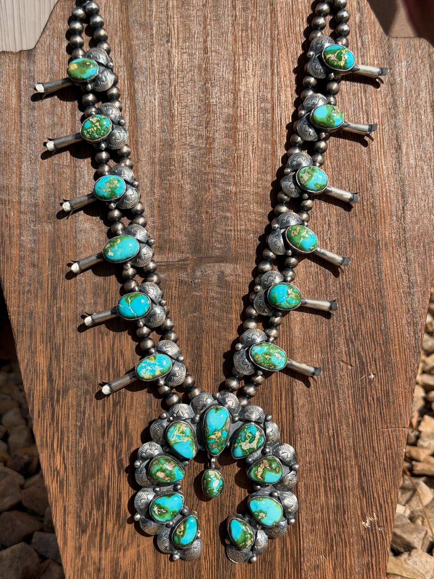 Kee-J Navajo handmade Sonoran Gold Squash set